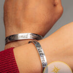 engraved bracelet for couples