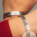 engraved bracelet for couples