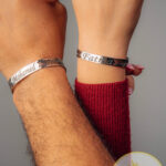 engraved bracelet for couples